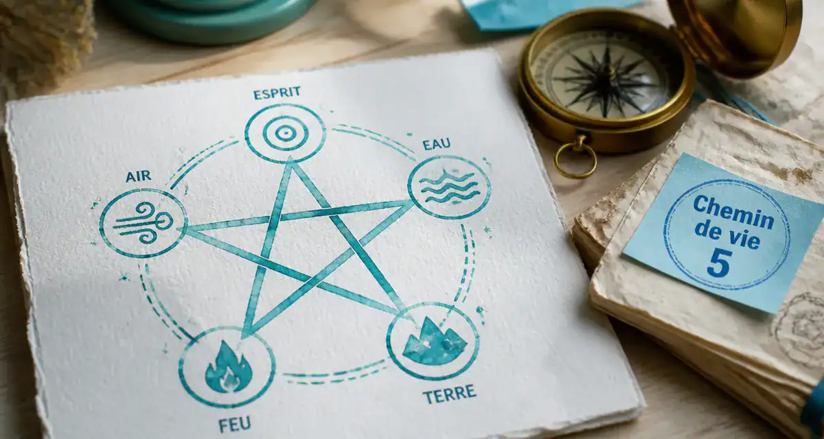 Signification du chiffre 5 : liberté, mouvement et symbolique du pentagramme