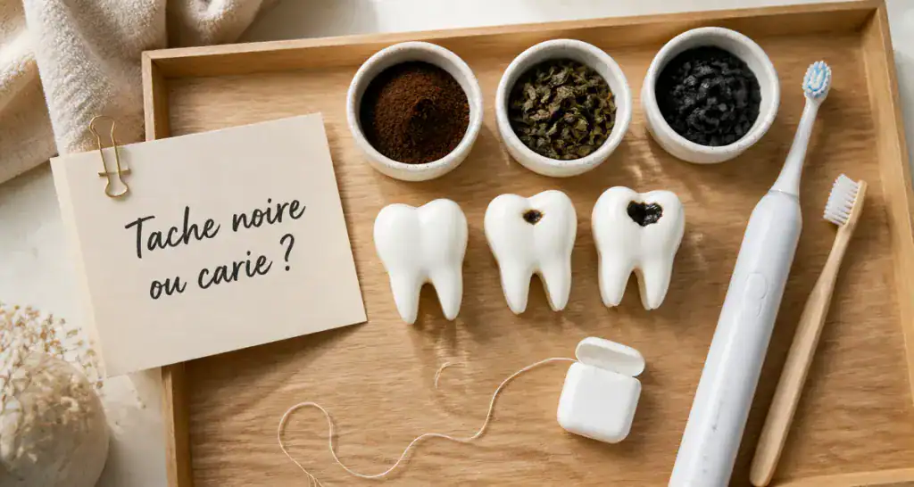 tache noir sur les dents comment enlever brosses et remèdes