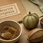 Triphala danger : poudre brune et baies séchées, signes d’alerte santé
