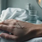 Veines plus visibles que d habitude sur le dos de la main, lumière du jour
