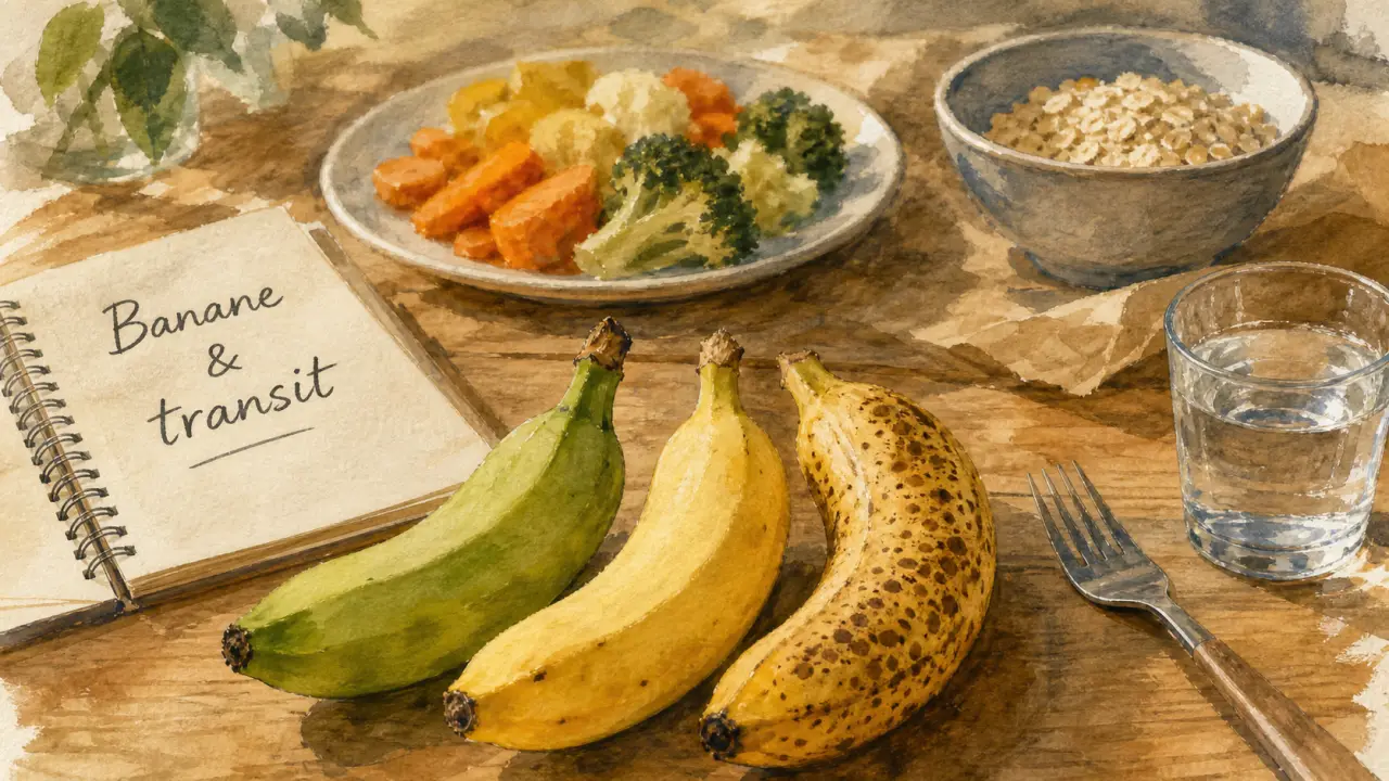 La banane constipe t elle ? Bananes et constipation selon maturité