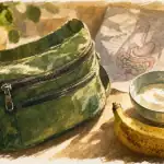 Banane ventre : sac banane et yaourt pour la digestion