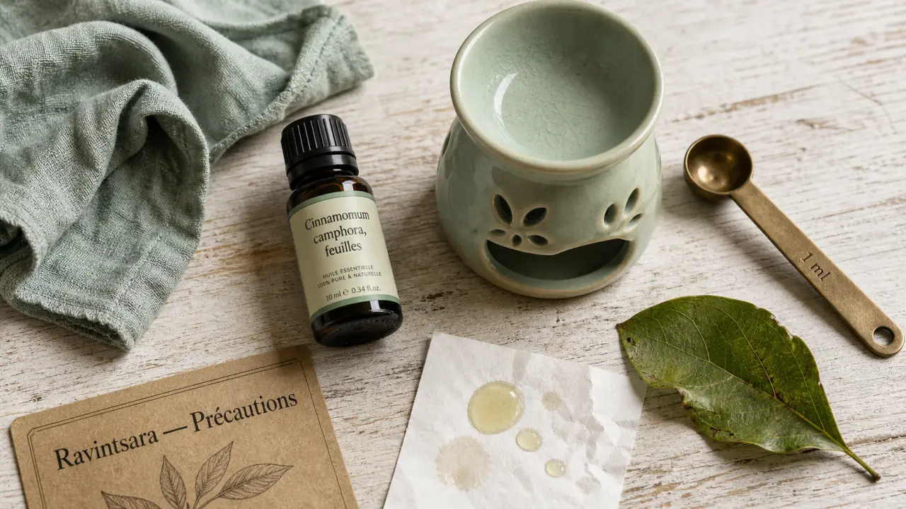 Bienfaits du ravintsara et précautions d’utilisation, huile essentielle de ravintsara
