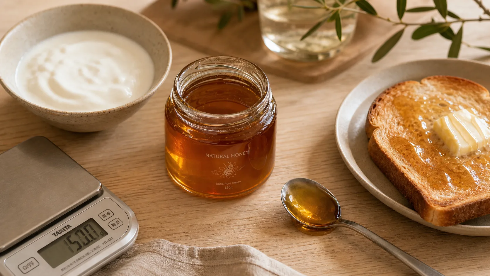 Calories dans le miel : 304 à 327 kcal pour 100 g