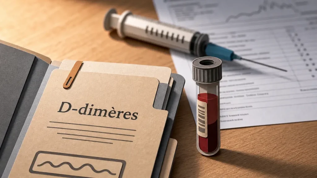 D dimeres eleves et inflammation : indicateur biologique