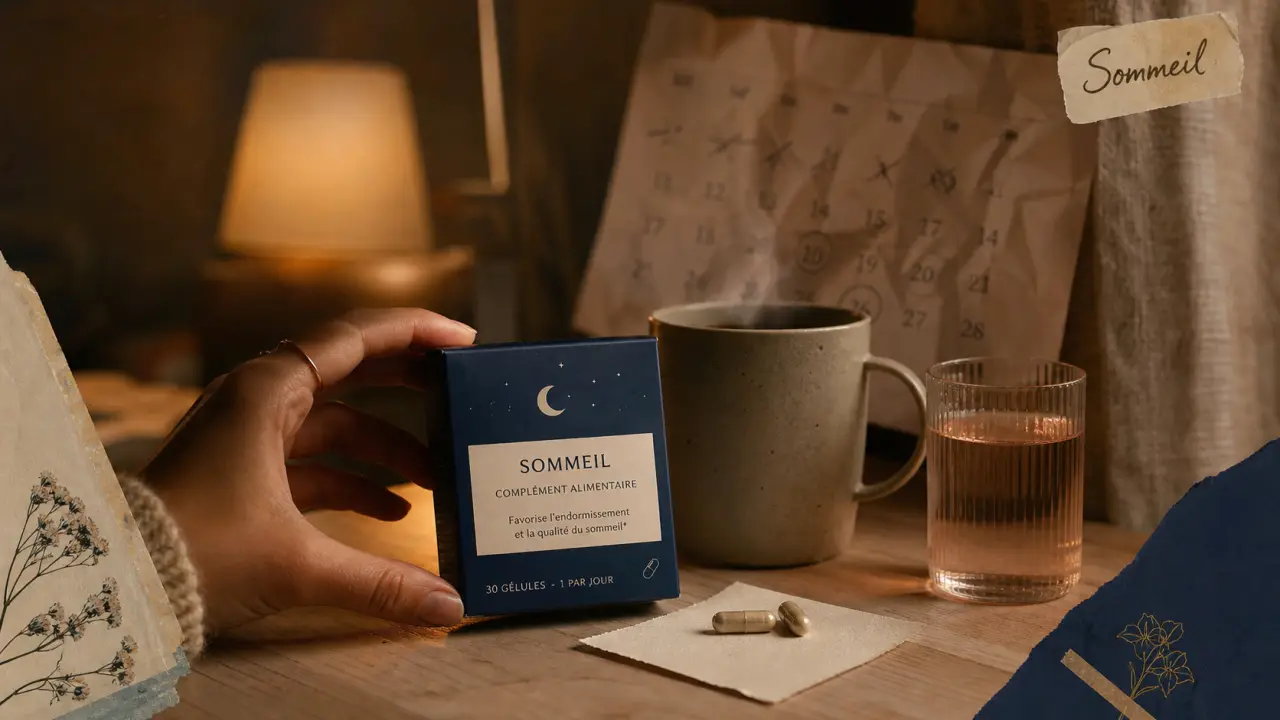 Ergystress sommeil : mélatonine 1 mg avant le coucher, précautions