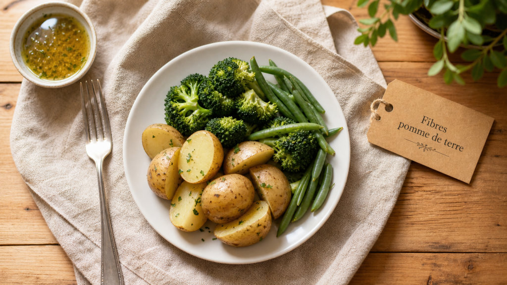 Fibre dans les pommes de terre : peau et cuisson