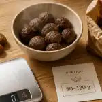 Les marrons font ils grossir : portion de marrons bouillis (80–120 g)