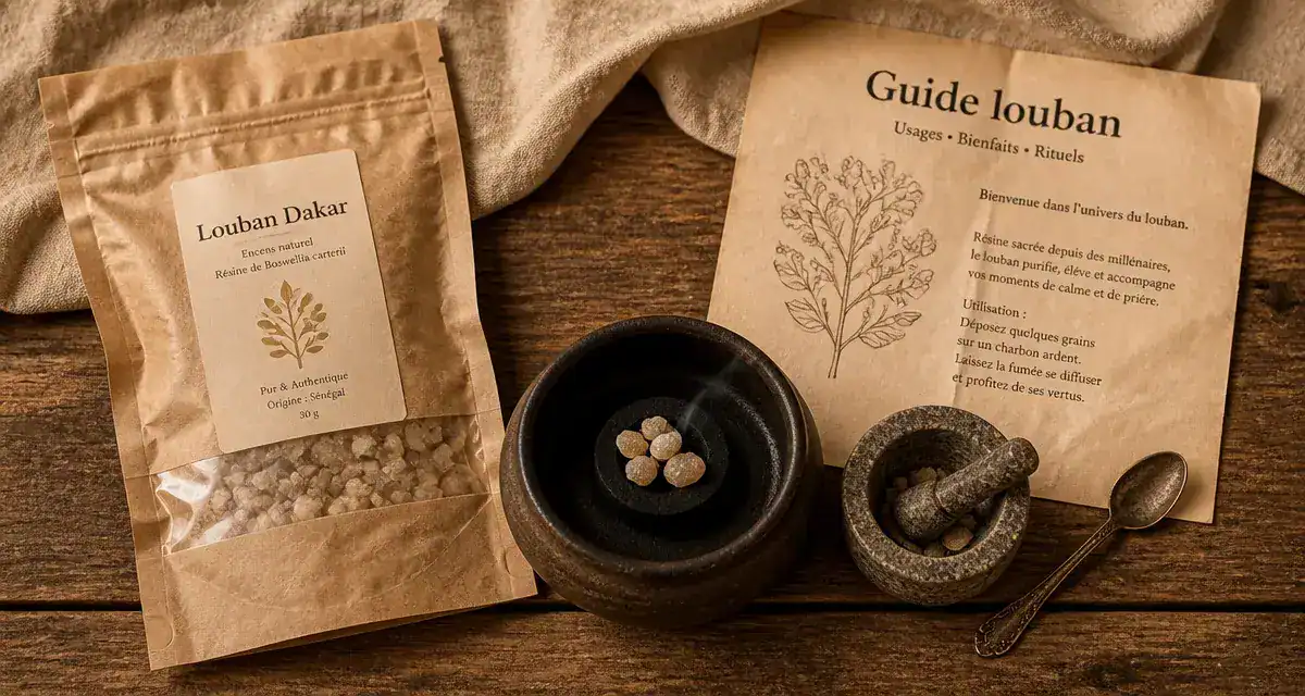 Louban : grains d’encens pour brûleur, infusion et mastication selon qualité