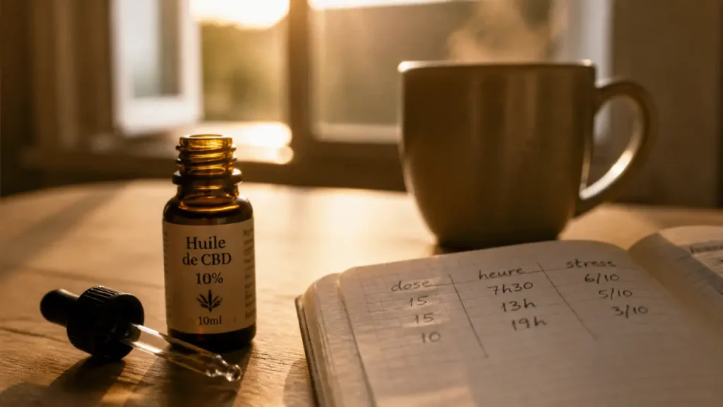 CBD pour dormir et gérer le stress : dosage progressif, formes utiles et limites à connaître