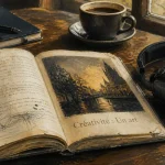 Créativité un art de vivre, livre inspirant : gouache et encre sur table