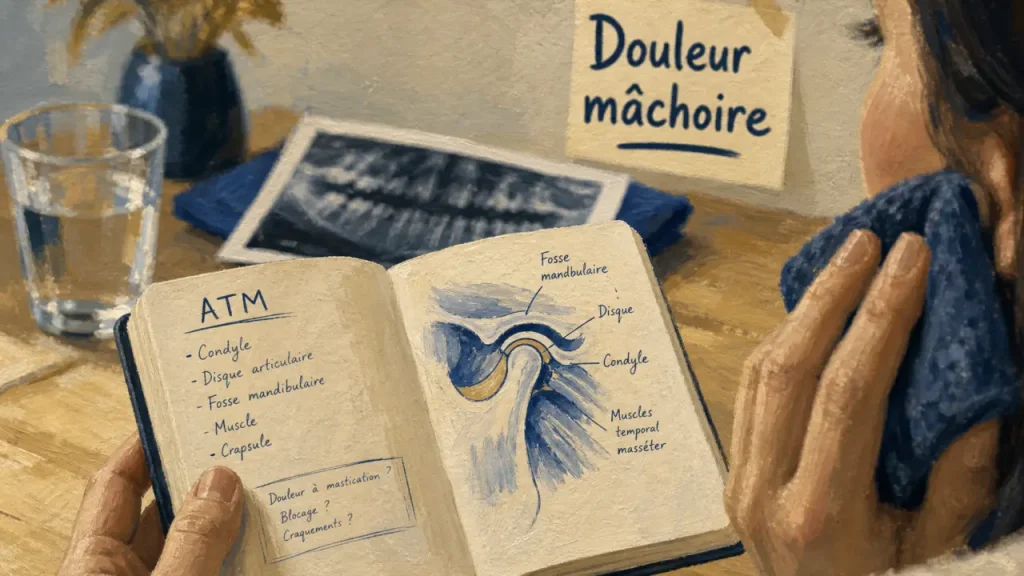 Mâchoire douloureuse près de l’oreille : comment distinguer ATM, dents et sinus ?