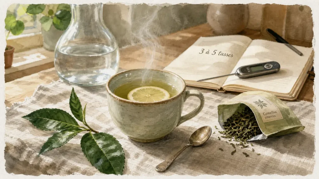 Thé pour maigrir : 3 à 5 tasses, les bons choix et les pièges à éviter