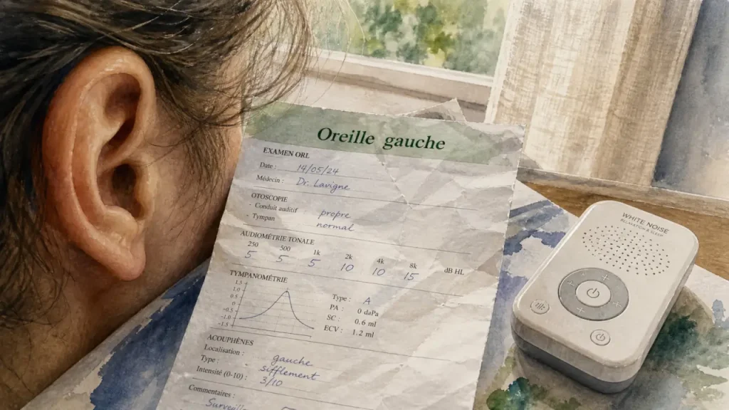 Oreille gauche qui siffle : intuition, acouphène et signes à surveiller