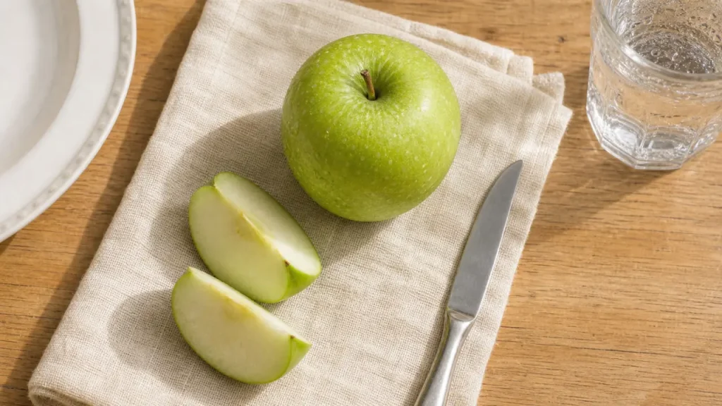 Pomme verte et glycémie : fibres, satiété et digestion au quotidien
