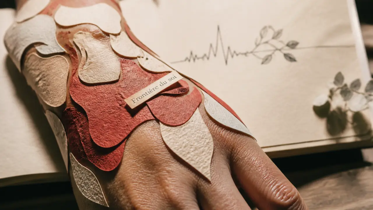 Psoriasis signification spirituelle : armure de peau en papier, frontière du soi