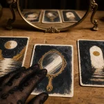 Signification oracle des miroirs : cartes et miroir en atelier