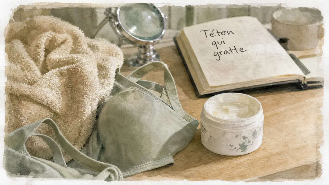 Téton qui gratte signification spirituelle : sein gauche ou droit