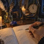 23h33 signification spirituelle : bougie, carnet, message nocturne