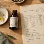 Calcul dosage cbd : mg par goutte, huile 10%