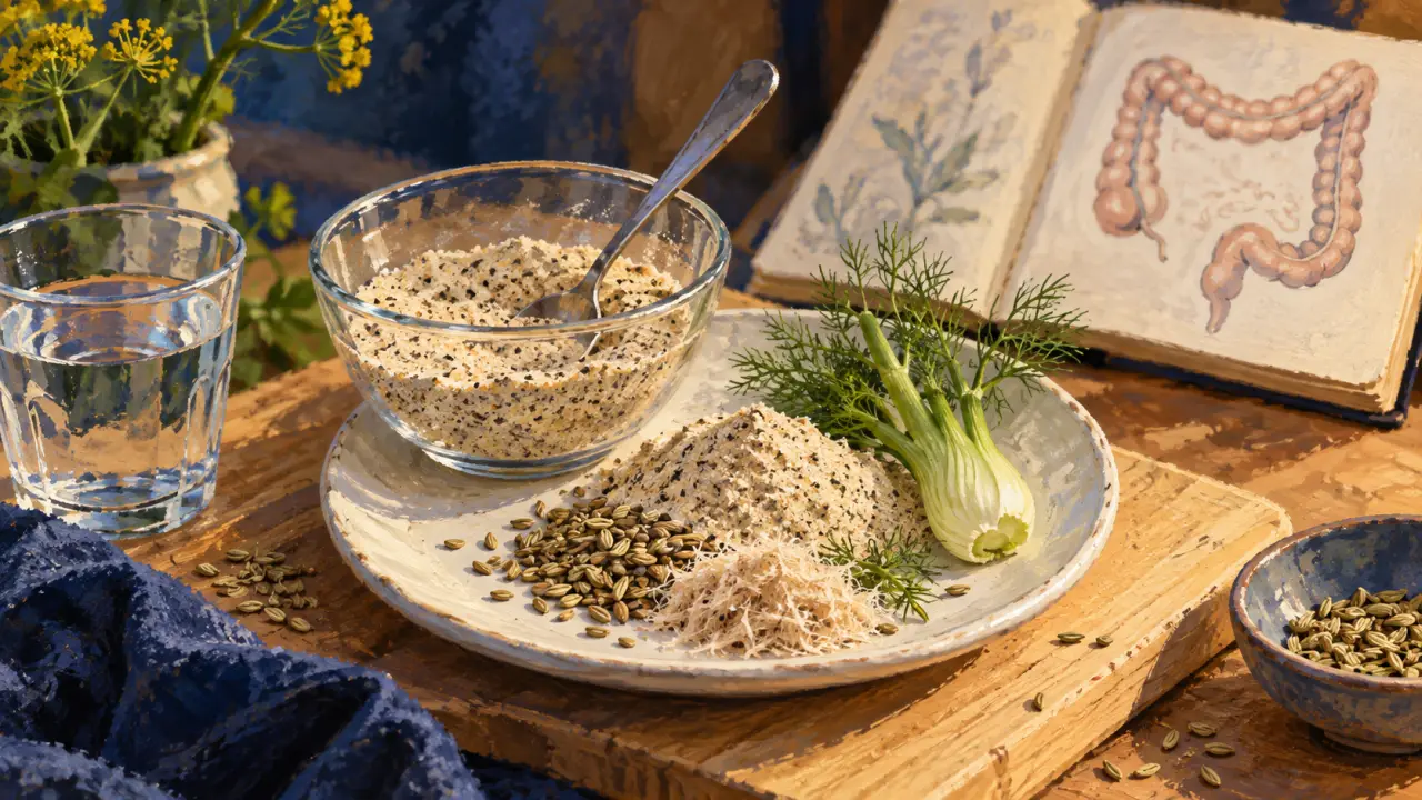 Detoxifiere colon : bol de fibres, eau et fenouil pour le transit
