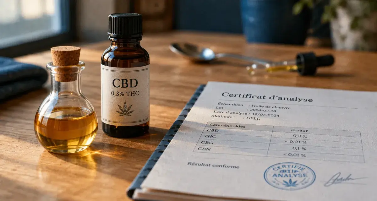 la cbd avec THC résiduel : risque de dépistage