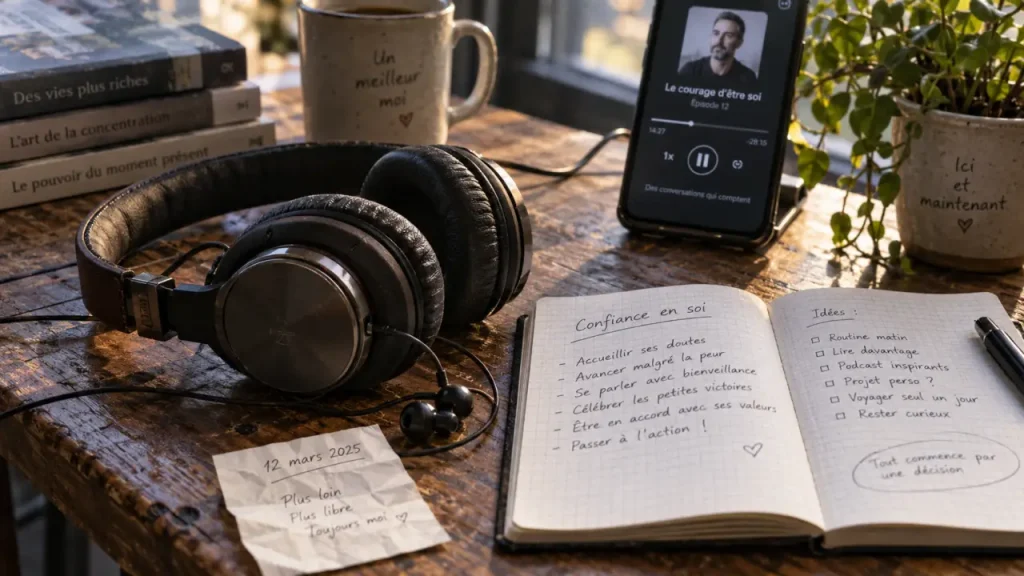 Podcast confiance en soi : choisir le bon angle et passer à l’action